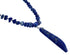 Lapis Sterling Silver Bead Necklace KX121159